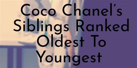 coco chanel siblings|coco chanel siblings names.